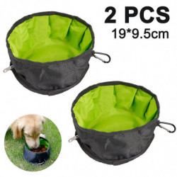 Dog Bowl Travel Bowls Pliable pour chien de compagnie, étanche Portable Dog Bowl Travel Bowls Pliable pour chien de compagnie, étanche Portable