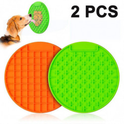 Tapis de léchage pour chiens de grande taille 2pcs, dispositif de distraction de lavage de chien Tapis de léchage pour chiens de grande taille 2pcs, dispositif de distraction de lavage de chien