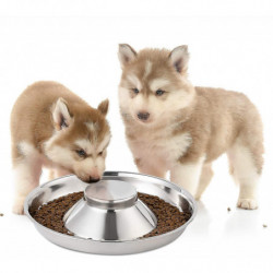 Bol de sevrage pour chiots, bols pour chiens en métal en acier inoxydable pouvant être utilisés pour plusieurs [...]