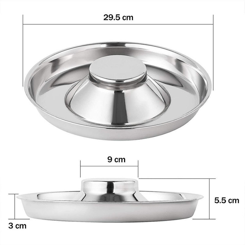 Bol de sevrage pour chiots, bols pour chiens en métal en acier inoxydable pouvant être utilisés pour plusieurs [...]