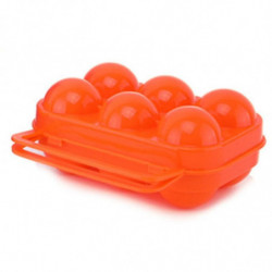 Outdoor Portable Camping 6 Eggs Container Egg Holder Boîte de stockage d’œufs avec poignée Outdoor Portable Camping 6 Eggs Container Egg Holder Boîte de stockage d’œufs avec poignée