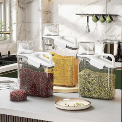 TY-29003 Sealed Transparent Food Storage Box Kitchen Grains Organizer, Size S (BPA Free, No FDA) TY-29003 Sealed Transparent Food Storage Box Kitchen Grains Organizer, Size S (BPA Free, No FDA)