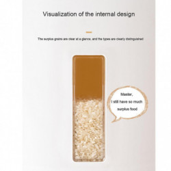 Storage With Lid Measuring Cylinder Moisture Proof Household Cereal Dispenser Storage With Lid Measuring Cylinder Moisture Proof Household Cereal Dispenser