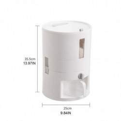 Storage With Lid Measuring Cylinder Moisture Proof Household Cereal Dispenser Storage With Lid Measuring Cylinder Moisture Proof Household Cereal Dispenser