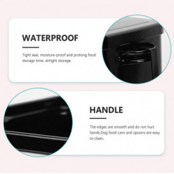 Tin Cans Lids Washing Powder Tin Metal Flour Container Farmhouse Flour Canister Pet Food Storage Tin Cans Lids Washing Powder Tin Metal Flour Container Farmhouse Flour Canister Pet Food Storage