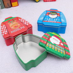 1Pc Sweater Shape Candy Tinplate Boxes Tank Biscuit Container Gift Storage 1Pc Sweater Shape Candy Tinplate Boxes Tank Biscuit Container Gift Storage