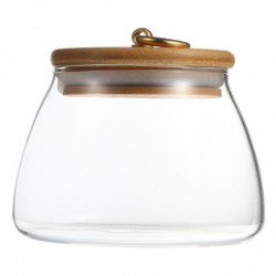 1pc Cuisine Thé Scellé Récipient Pratique En Verre De Stockage Pot De Nourriture Boîte (500ML) 1pc Cuisine Thé Scellé Récipient Pratique En Verre De Stockage Pot De Nourriture Boîte (500ML)