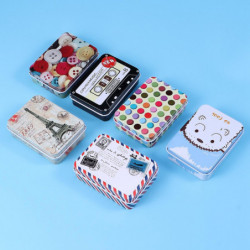 6 Pcs Food Container Tea Storage Tins Vintage Tin Box Empty Tinplate Box Gift Tin 6 Pcs Food Container Tea Storage Tins Vintage Tin Box Empty Tinplate Box Gift Tin