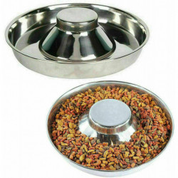 Stainless Steel Dog Bowl Puppy Feeding Weaning Food Tray, 34 Cm Stainless Steel Dog Bowl Puppy Feeding Weaning Food Tray, 34 Cm