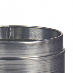Tin Salt 10,4 x 18,2 x 10,4 cm Grey Tin Tin Salt 10,4 x 18,2 x 10,4 cm Grey Tin