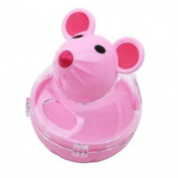 Food Dispenser Cat Tumbler Toy Funny Plastic Container Mouse Shape Gift Pet Supplies Drop Food Dispenser Cat Tumbler Toy Funny Plastic Container Mouse Shape Gift Pet Supplies Drop