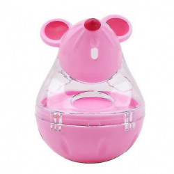 Food Dispenser Cat Tumbler Toy Funny Plastic Container Mouse Shape Gift Pet Supplies Drop Food Dispenser Cat Tumbler Toy Funny Plastic Container Mouse Shape Gift Pet Supplies Drop