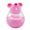Food Dispenser Cat Tumbler Toy Funny Plastic Container Mouse Shape Gift Pet Supplies Drop