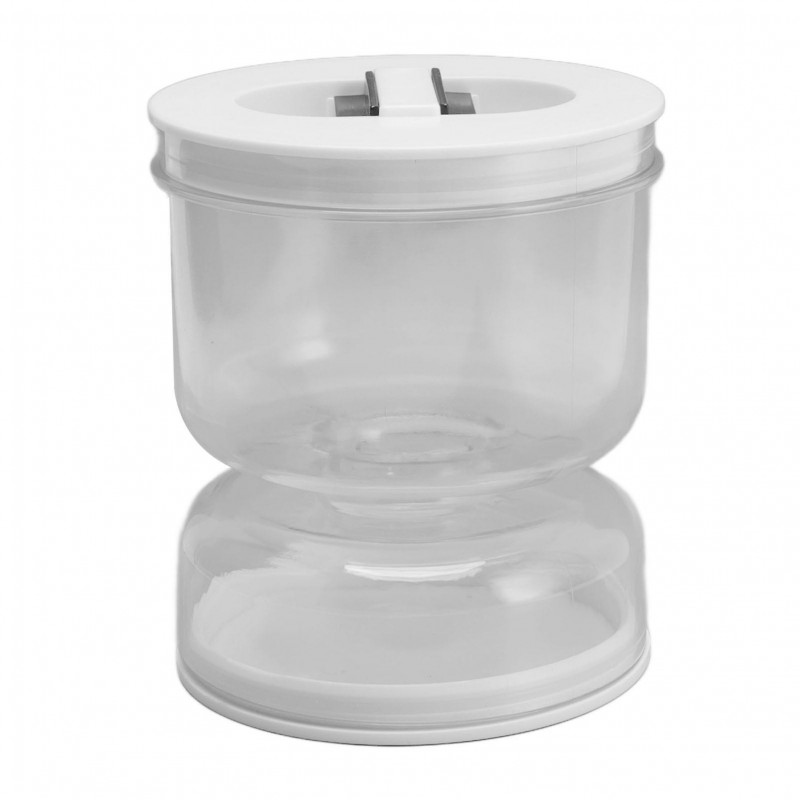 Dry Wet Separation Pickle Jar Kitchen Pickle Hourglass Jar Airtight Kimchi Wet Dry Dispenser