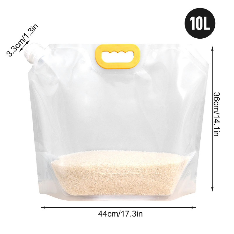 Storage Bag For Food Storing Transparent Portable Thickened 100% Non-toxic And Bpa-free Moisture-proof Sealed Packaging
