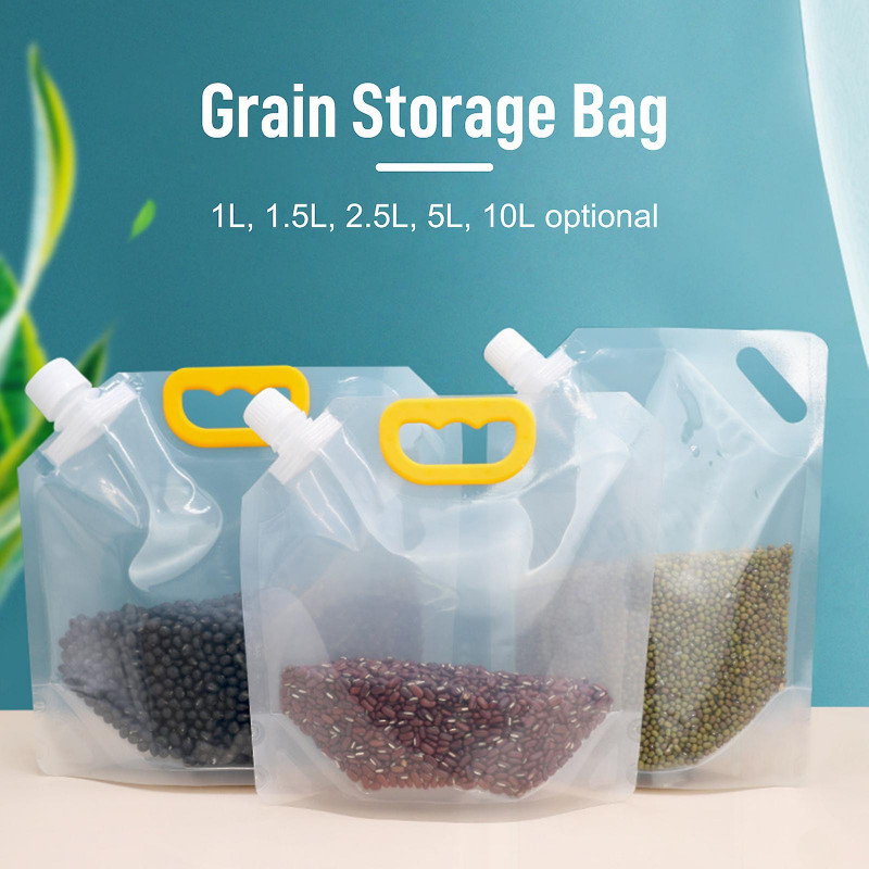 Storage Bag For Food Storing Transparent Portable Thickened 100% Non-toxic And Bpa-free Moisture-proof Sealed Packaging