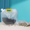 Storage Bag For Food Storing Transparent Portable Thickened 100% Non-toxic And Bpa-free Moisture-proof Sealed Packaging