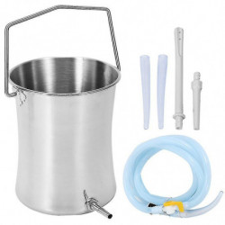2l Health Stainless Steel Enema Bucket Suitable For Cleansing Reusable Constipation Cleaning Detoxi 2l Health Stainless Steel Enema Bucket Suitable For Cleansing Reusable Constipation Cleaning Detoxi