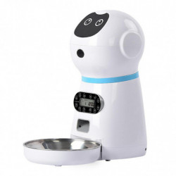 Mignon Robot Shape Automatique pour Mangeoire pour Chat avec 10S Enregistreur Vocal Gardant la nourriture F Mignon Robot Shape Automatique pour Mangeoire pour Chat avec 10S Enregistreur Vocal Gardant la nourriture F