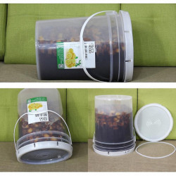 5L Plastic Bucket for Wine Fermentation Leakproof Container Beer Fermenter with Airlock Faucet and Lid,Beer Brewing Tool 5L Plastic Bucket for Wine Fermentation Leakproof Container Beer Fermenter with Airlock Faucet and Lid,Beer Brewing Tool