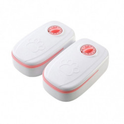 Distributeur automatique de nourriture pour chat pour chat avec 48h Timer Smart Large Double Repas Rose Distributeur automatique de nourriture pour chat pour chat avec 48h Timer Smart Large Double Repas Rose
