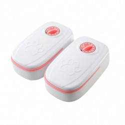 Distributeur automatique de nourriture pour chat pour chat avec 48h Timer Smart Large Double Repas Rose Distributeur automatique de nourriture pour chat pour chat avec 48h Timer Smart Large Double Repas Rose