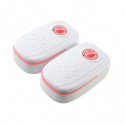 Distributeur automatique de nourriture pour chat pour chat avec 48h Timer Smart Large Double Repas Rose Distributeur automatique de nourriture pour chat pour chat avec 48h Timer Smart Large Double Repas Rose