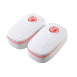 Distributeur automatique de nourriture pour chat pour chat avec 48h Timer Smart Large Double Repas Rose Distributeur automatique de nourriture pour chat pour chat avec 48h Timer Smart Large Double Repas Rose