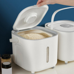 Rice Storage Bin Storage Bucket Grain Bucket With Handle For Grain Nuts Rice Rice Storage Bin Storage Bucket Grain Bucket With Handle For Grain Nuts Rice
