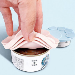 Portable Silicone Dog Cat Canned Lid Food Sealer Spoon Pet Food Cover Storage Fresh-keeping Bowl Lids Portable Silicone Dog Cat Canned Lid Food Sealer Spoon Pet Food Cover Storage Fresh-keeping Bowl Lids