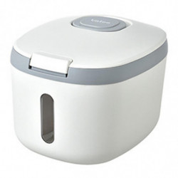 5kg Seau de riz Distributeur de riz scellé Insecte Étanche à l’humidité Conteneur de riz Boîte à grains 5kg Seau de riz Distributeur de riz scellé Insecte Étanche à l’humidité Conteneur de riz Boîte à grains