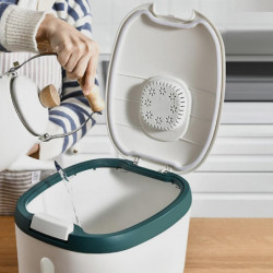 5kg Seau de riz Distributeur de riz scellé Insecte Étanche à l’humidité Conteneur de riz Boîte à grains 5kg Seau de riz Distributeur de riz scellé Insecte Étanche à l’humidité Conteneur de riz Boîte à grains