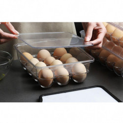 Transparent 12 Grids Refrigerator Egg Holder Box with Lid Kitchen Freshness Separated Storage Food Transparent 12 Grids Refrigerator Egg Holder Box with Lid Kitchen Freshness Separated Storage Food