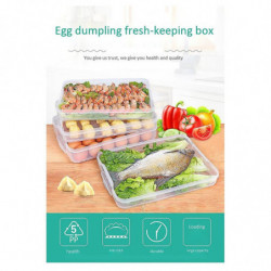 Four Layer Dumpling Boxes Storage Tray Food Container Box To Keep Freeze Dumpling Storage Plastic B Four Layer Dumpling Boxes Storage Tray Food Container Box To Keep Freeze Dumpling Storage Plastic B