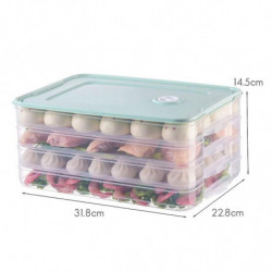 Four Layer Dumpling Boxes Storage Tray Food Container Box To Keep Freeze Dumpling Storage Plastic B Four Layer Dumpling Boxes Storage Tray Food Container Box To Keep Freeze Dumpling Storage Plastic B