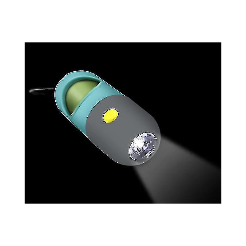 Led Dog Poop Waste Bag Holder Dispenser Flashlight Rolls Leak-proof
