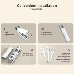 Portable Flosses Dispenser Automatic Flosses Storage Box Large Capacity Flosses Container Portable Flosses Dispenser Automatic Flosses Storage Box Large Capacity Flosses Container