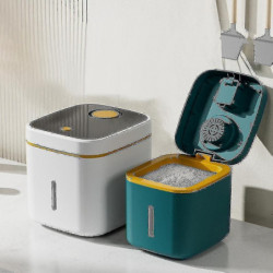 10kg Kitchen Container Bucket Moisture-proof Rice Box White Tw 10kg Kitchen Container Bucket Moisture-proof Rice Box White Tw