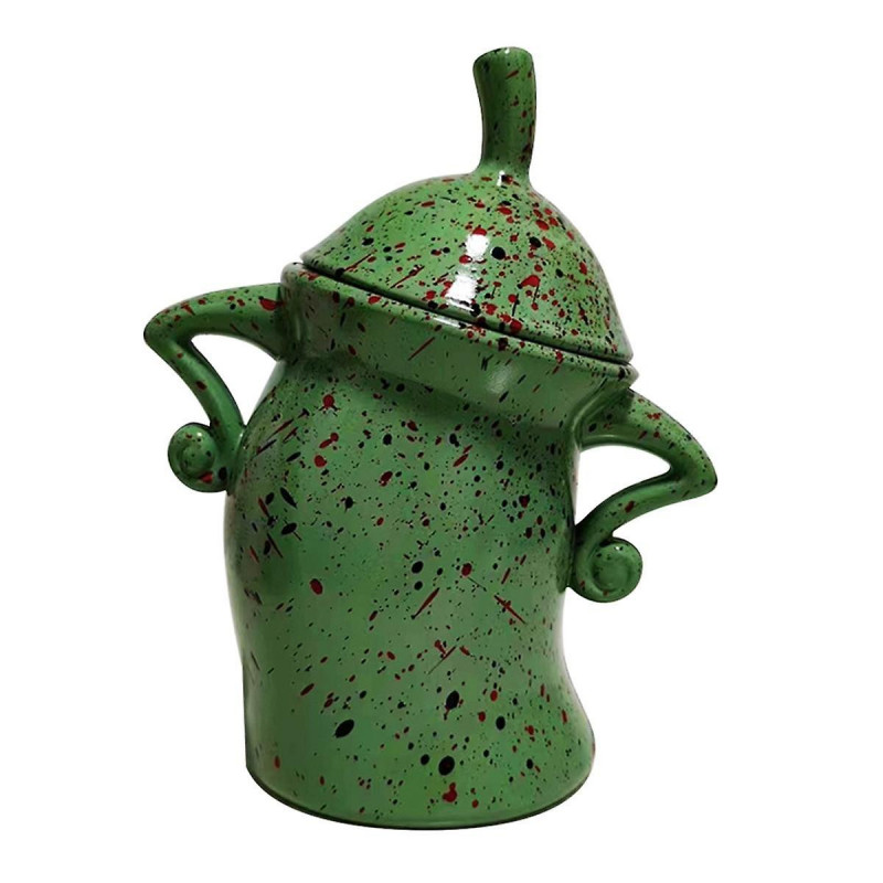 Canister with Attitude,Fun Airtight Kitchen Storage Canisters,Cute Food Storage Tank with Airtight Lid Green