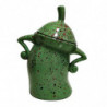 Canister with Attitude,Fun Airtight Kitchen Storage Canisters,Cute Food Storage Tank with Airtight Lid Green