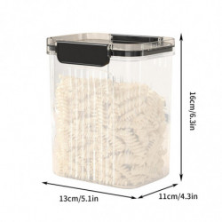Organization And Storage Miscellaneous Grains Barley Noodle Storage Jar Nut Candy Dry Storage Jar Transparent [...]