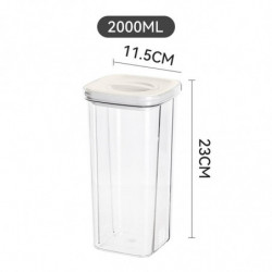 Miscellaneous Grains Barley Noodle Storage Jar Nut Candy Dry Storage Jar Transparent Buckle Dry Storage Jar