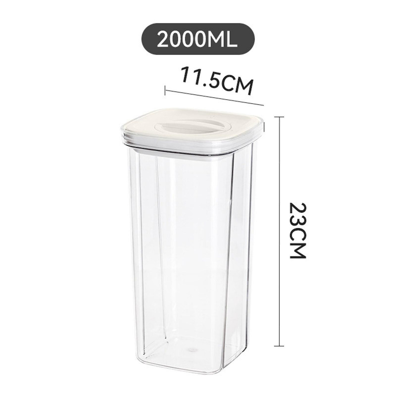 Miscellaneous Grains Barley Noodle Storage Jar Nut Candy Dry Storage Jar Transparent Buckle Dry Storage Jar