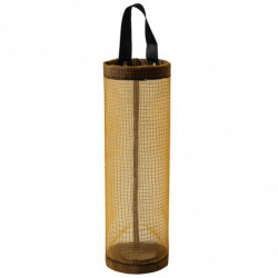 Garbage Bag Storage Bag Cylinder Scratch-proof Nylon Plastic Bags Dispenser Organizer for Kitchen