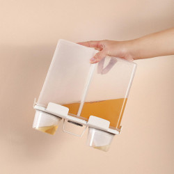 Large Airtight Rice Container, Food Storage Cereal Container, Food Container With Measuring Cup, Flour Grain [...]