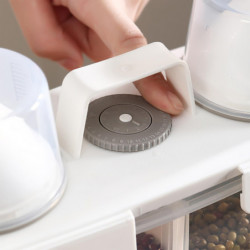 Large Airtight Rice Container, Food Storage Cereal Container, Food Container With Measuring Cup, Flour Grain [...]