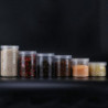 10pcs 500ml Plastic Transparent Food Jar Kitchen Sealed Can Snacks Containers for Cookies Scented Tea