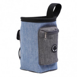 Dog Bag Out Food Package Snack Bag Garbage Bag Dog Out Training Pockets Pet Outdoor Products Blue