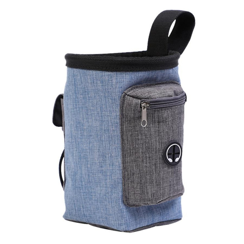 Dog Bag Out Food Package Snack Bag Garbage Bag Dog Out Training Pockets Pet Outdoor Products Blue
