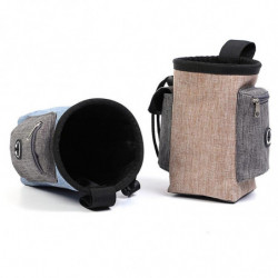 Dog Bag Out Food Package Snack Bag Garbage Bag Dog Out Training Pockets Pet Outdoor Products Blue